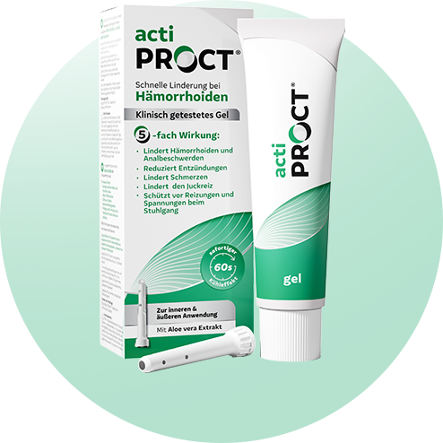 Blutende Hmorrhoiden - ActiProct